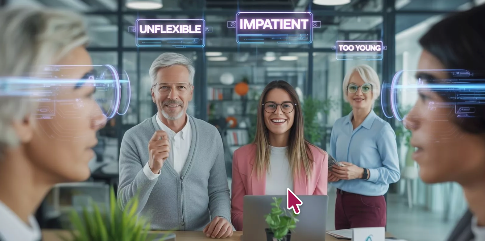 Bildmotiv zum Artikel &bdquo;Stereotypen im Unternehmen&ldquo; &mdash; KI-generiert (Adobe Firefly)